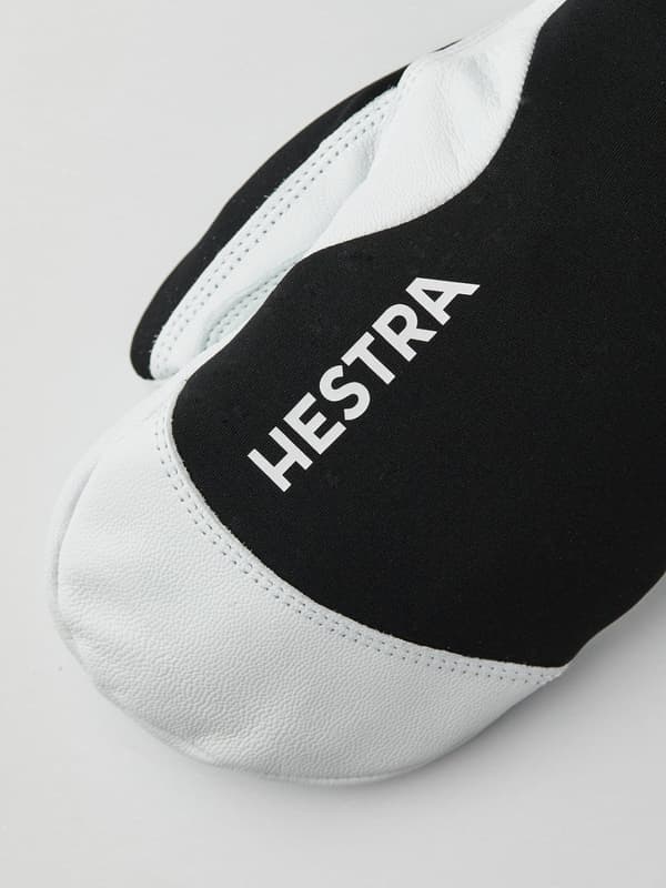 HESTRA WINDSTOPPER LEATHER MITT Black