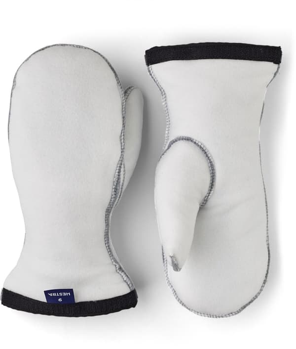 HESTRA HELI SKI LINER MITT Offwhite, innerhandske tum Hestra Heli Ski Mitt