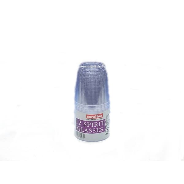 Caroline Spirit Glasses (Pack of 12) Clear 250ml