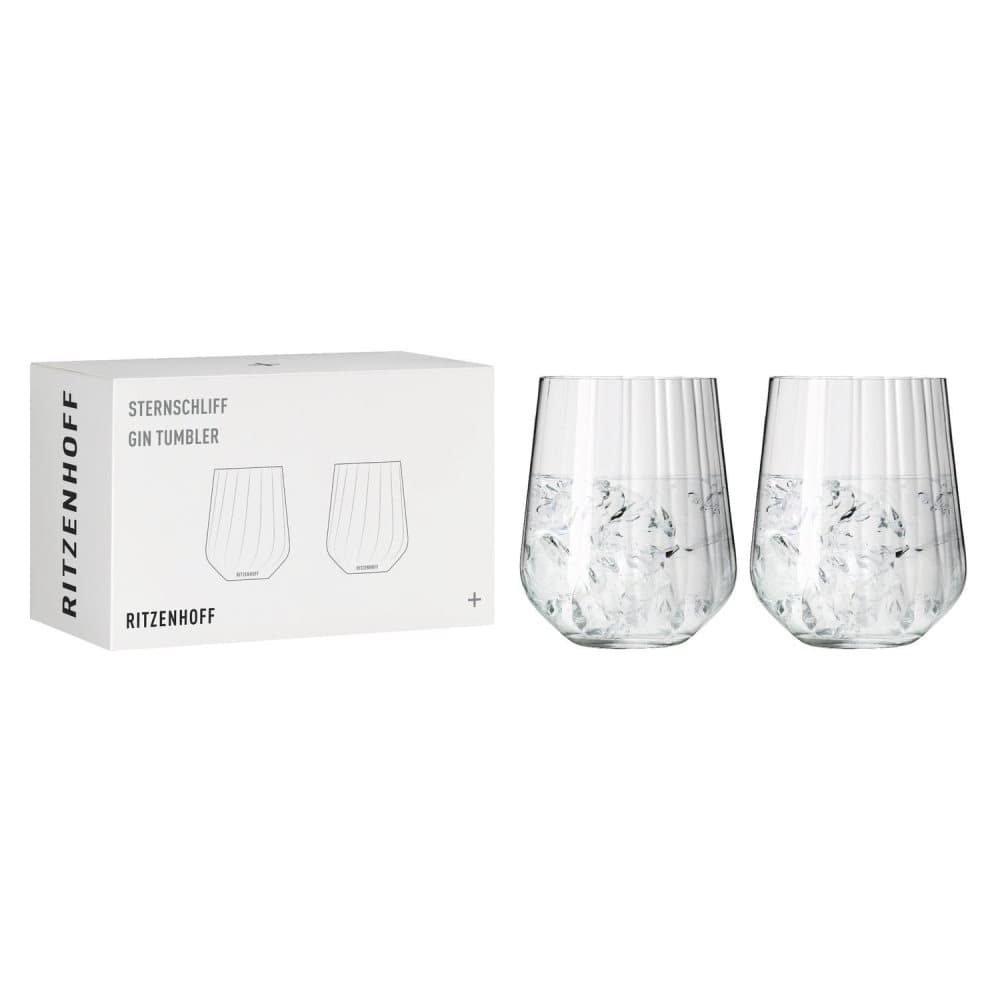 Sternschliff Gin & Tonicglas 2-p