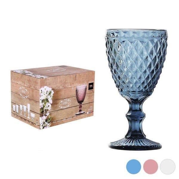Glas (350 Ml) Vinglas Färg - Blå