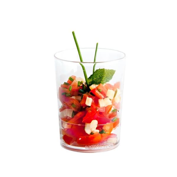 15 runda Mini-Glass verrines 8,5 cl D. 51 x Ht. 65 mm återanvändbar, återvinningsbar 100 % fransk - Transparent - D-Work