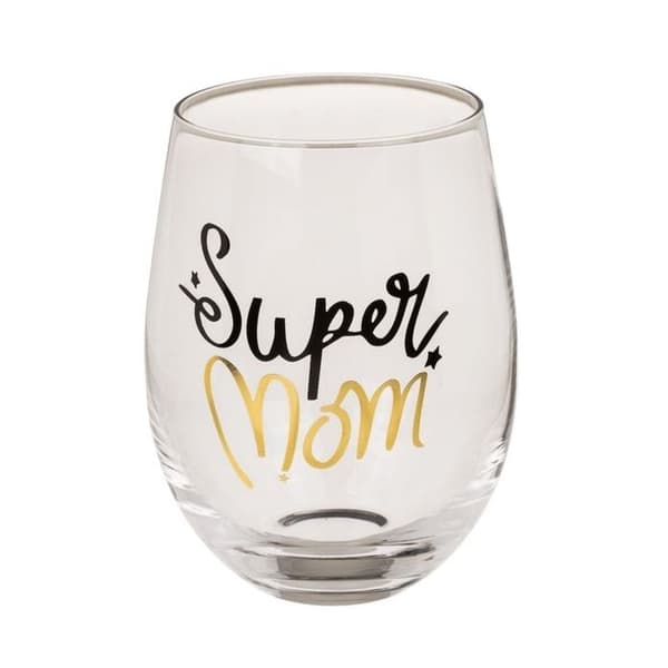 Verres - Icke specificerad - Super Mom &amp; Daddy Cool - Glas - 12x7x8 cm - Duo av glas