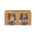 Miniatyrbild 2 av 4: Verres - Icke specificerad - Super Mom &amp; Daddy Cool - Glas - 12x7x8 cm - Duo av glas