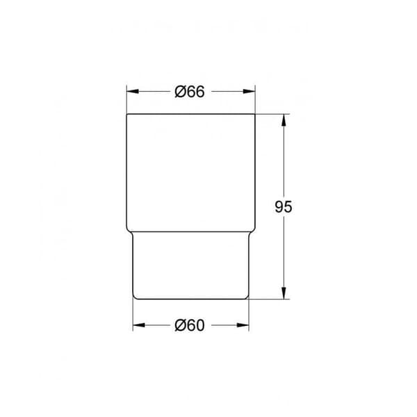 Bordsglas - Grohe - Essentials - Transparent - Platt glas - Tål diskmaskin