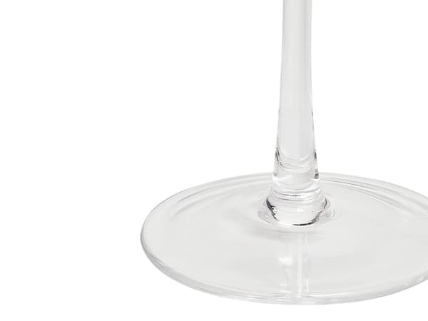 Vinglas klart glas 4 stk sæt guld rød 38 cl mundblæst retro moderne stil stue køkkenbord