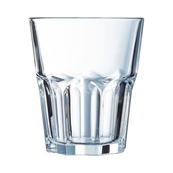 Lågformsglas 35cl - ARCOROC - Granity - Härdat glas - Stapelbart - Set om 6