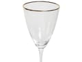 Miniatyrbild 8 av 9: Vinglas 4 st Transparent Handblåsta 38 cl Set Guldkantad