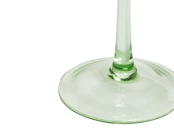 Rödvinsglas 4 st Rosa Grön Transparent Handblåsta 36 cl Set