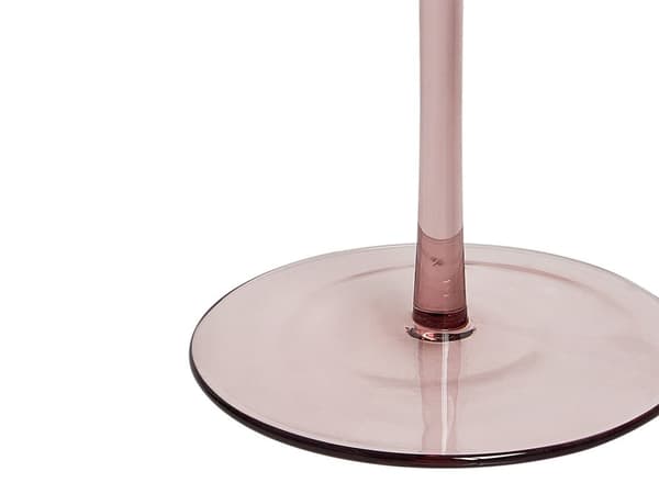 Champagneglas 4 st Rosa Transparent Handblåsta 22 cl 4 st Set