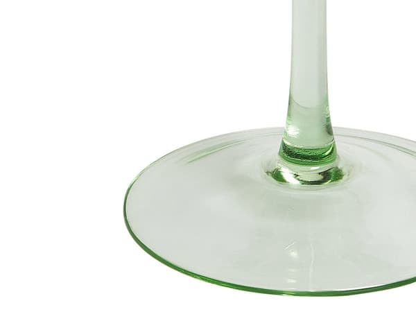 Martiniglas 4 st Rosa Grön Transparent Handblåsta 25 cl Set