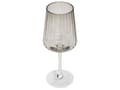 Miniatyrbilde 6 av 8: Sett med 4 Vinglass Grå Finish Håndblåst Glass 36 cl