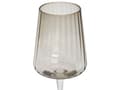 Miniatyrbilde 7 av 8: Sett med 4 Vinglass Grå Finish Håndblåst Glass 36 cl