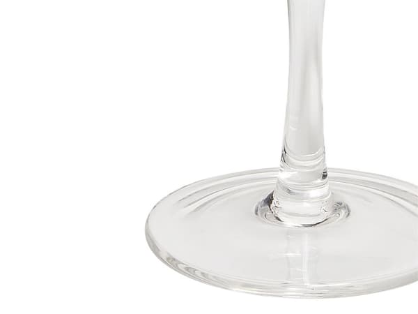 Sett med 4 Vinglass Grå Finish Håndblåst Glass 36 cl
