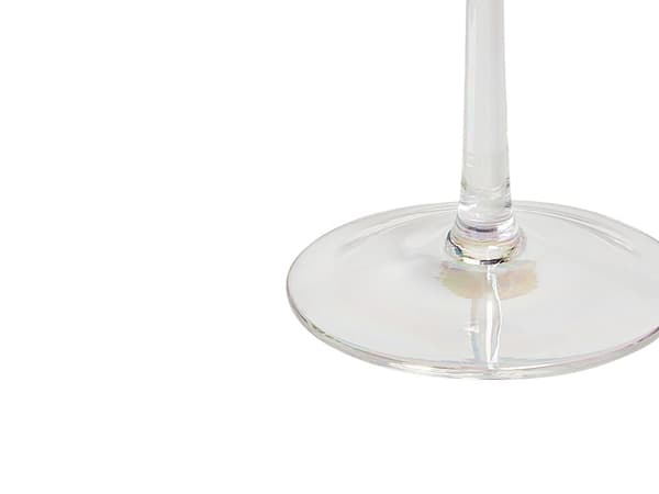 Sett med 4 Martini-glass Transparent Iriserende Finish Håndblåste Cocktailglass 22 cl