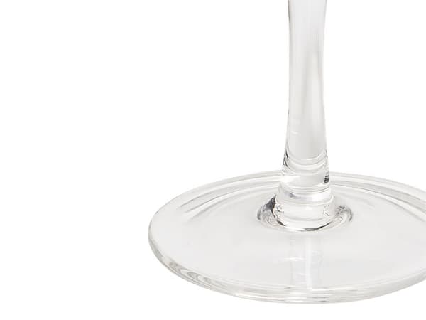 Sett med 4 Champagneglass Grå Transparent Håndblåst 17 cl