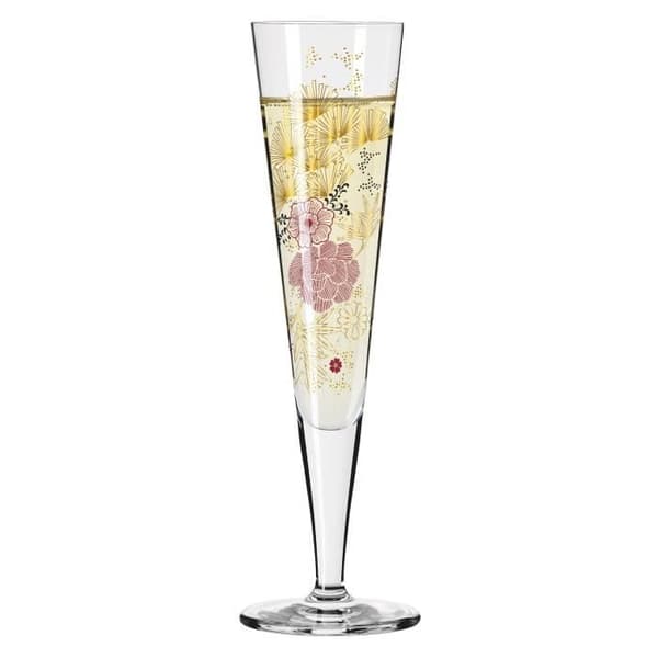 GULD NIGHT CHAMPAGNE GLASS KATHRIN STOCKEBRAND 2022 - RITZENHOFF GULD NIGHT CHAMPAGNE GLASS KATHRIN STOCKEBRAND 2022 - CHAMPAGNE GLASS