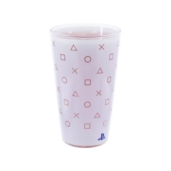Glas - Playstation - PS5 - Rosa - Vit - Platt glas