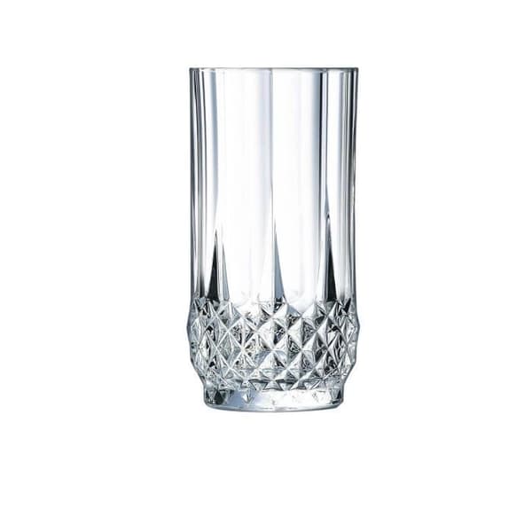 Vattenglas - Cristal d'Arques - Longchamp - 28cl - Transparent - Set med 6 stycken