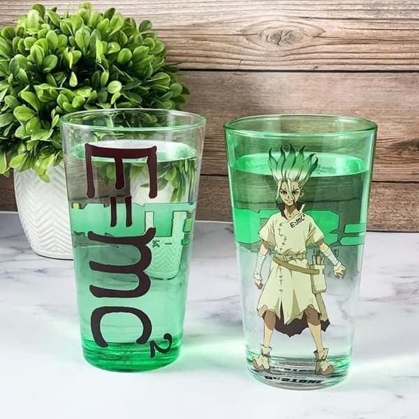 DR STONE - SENKU - PACK OM 2 GLAS 450ML JUST FUNKY STONE-GS2-29008