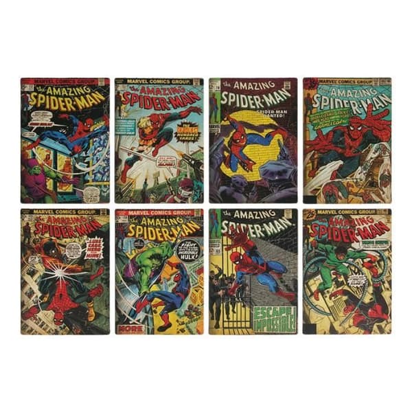 Underläggen - Paladone - Spiderman - Set om 8 - Officiell licens - Barninredning
