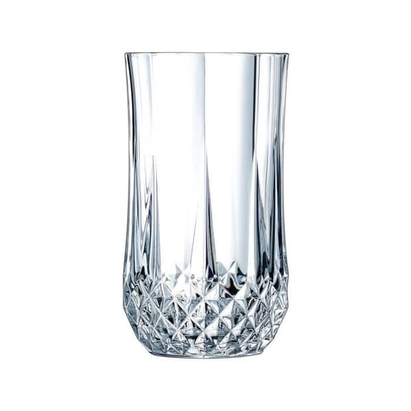 Vattenglas - Cristal d'Arques - Longchamp - Set om 6 - Transparent kristall - Diskmaskinssäker
