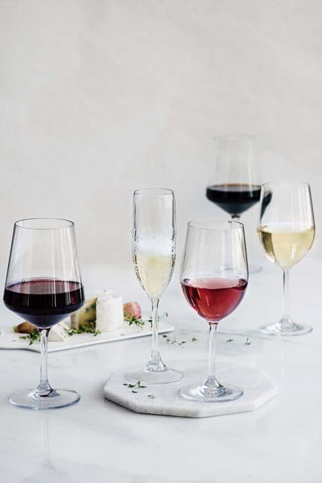 Vinglas - Lacorprovningsglas - 63144 - Set med 6 BPA-fria Tritan Rödvinsglas 500 ml