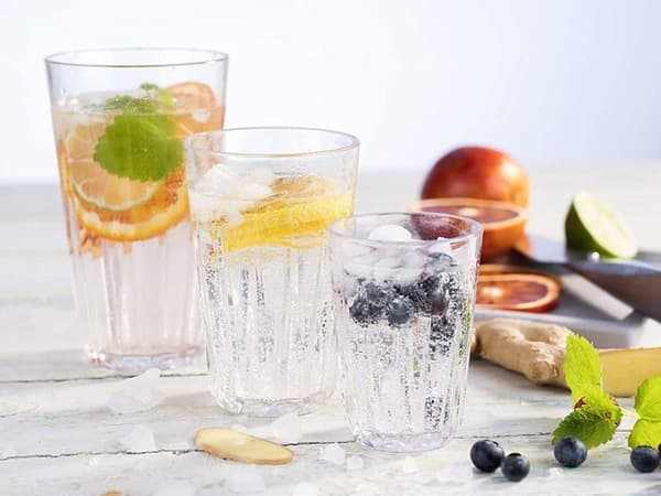 Vattenglas med eller utan stjälk - sirapsglas - fruktjuiceglas - sodaglas - Aps kopp - 10504