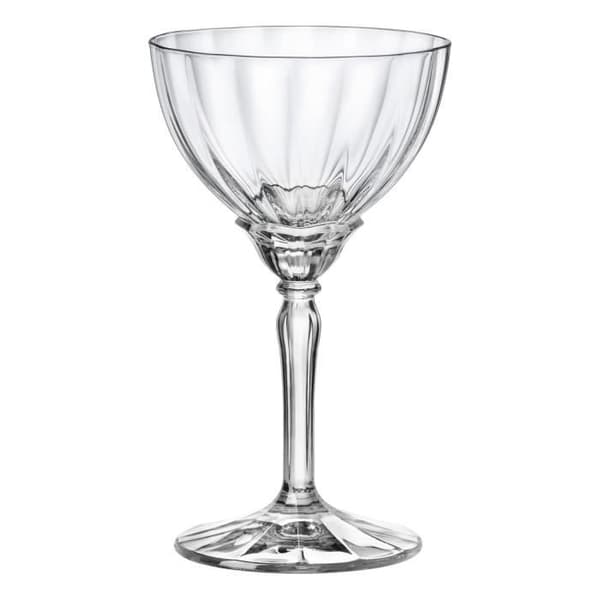 6x Klar 240 ml Florian Champagne Cocktail Coupes - Antika Espresso Martini Prosecco Wine Gin Coupe Glasögon Set-Ca
