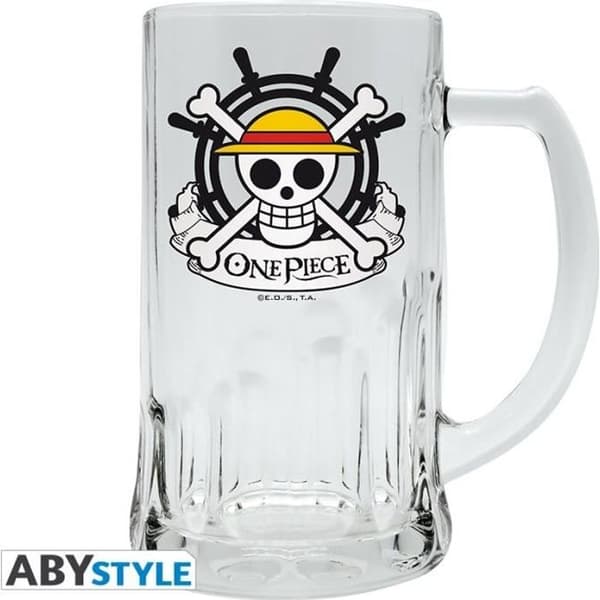 "Chope - ONE PIECE - Luffy - Högkvalitetsglas - 29 cl - Diskmaskinssäker"