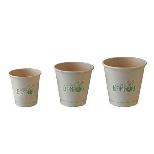 B FOODING - Bambuskoppar 6oz 18cl x50