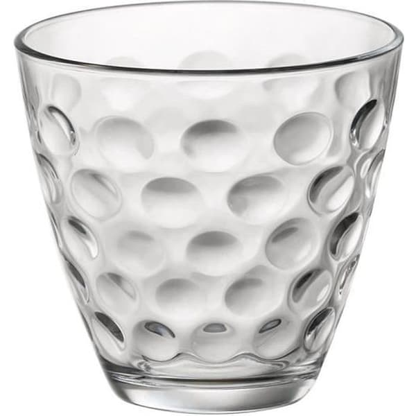 Glasbehållare - BORMIOLI - 6-pack - 25 cl - Prickmönster - Diskmaskinssäker
