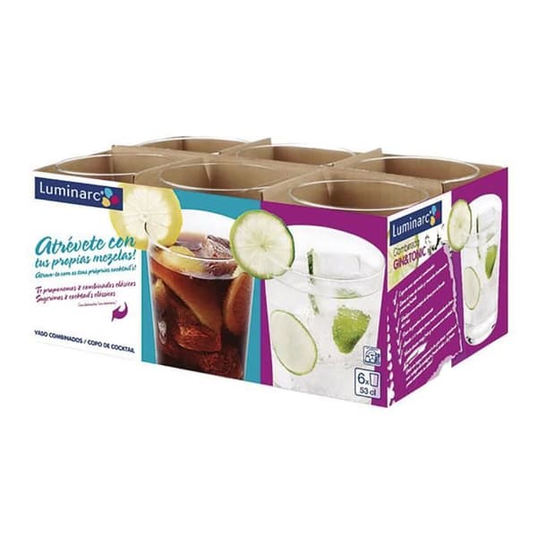 Luminarc Sidra Gigante Glass Transparent Glas 6 enheter 530 ml (Pack 6x)