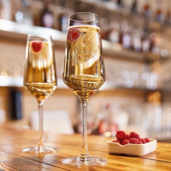 Champagneflöjter - Luminarc - Vinetis - 6 stycken - Ultra transparent glas - 23cL