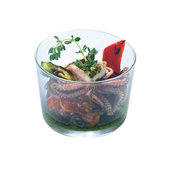 Set med 6 tumlare av Chiquito glas - ARCOROC - 23cl - Flerfärgad - Röd - Platt glas