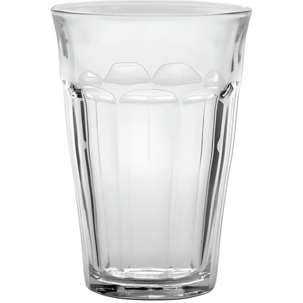 Orangeadeglas - Duralex - Picardie - Härdat glas - 36 cl - Set med 4 delar