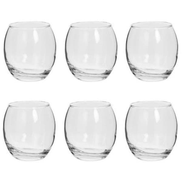 Tumlare - Cesari'Eau - Set om 6 - 40cl - Transparent - Platt glas