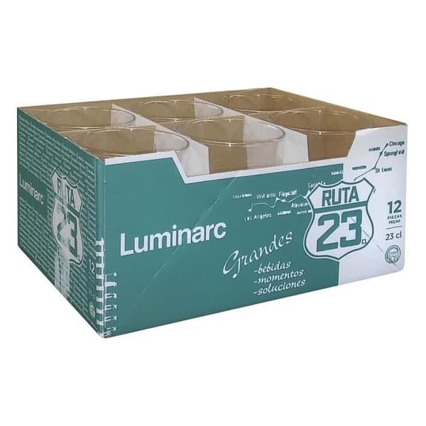 Luminarc Ruta 23 Transparent glas (230 ml) (12 enheter)