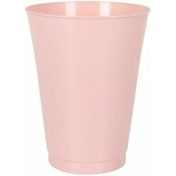 Set med flerfärgade polypropenglas - DEM - 4 st 230 ml