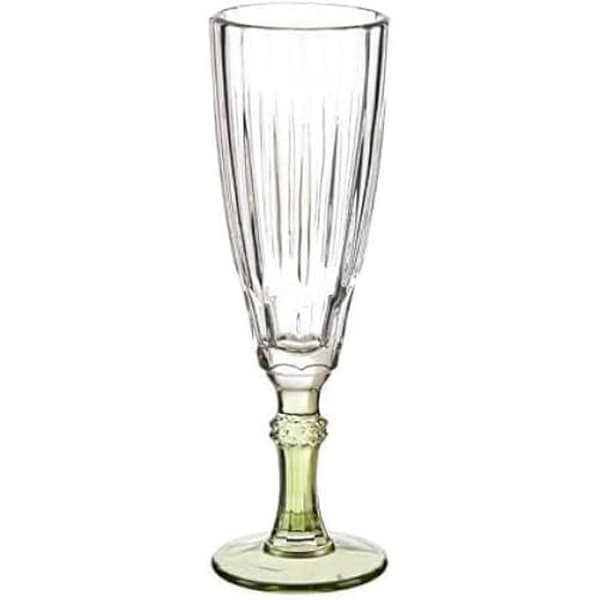 Champagneglas - VIVALTO - Exotiskt - Stamglas - Flerfärgat - 6 delar - 170 ml