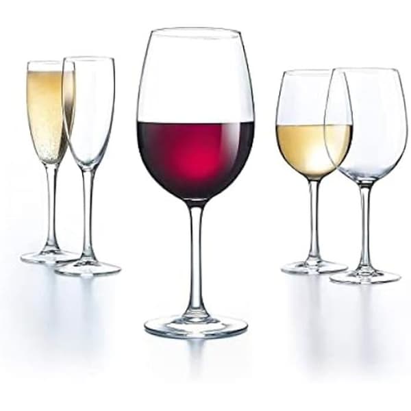 LUMINARC La Cave Vattenskål i glas 36cl - Transparent - Tillverkad i Frankrike