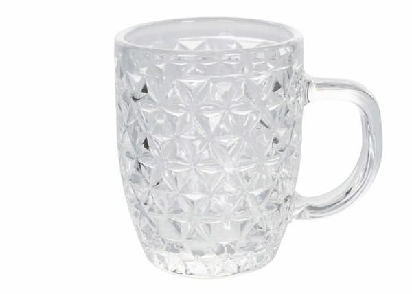 Villa d'Este hem i Tivoli - 5910902 - Lot med 6 kaffekoppar i glas 90 ml, geometriska mönster