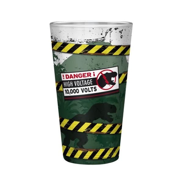 Verre XXL - ABYstyle - JURASSIC PARK - 400 ml - Grön - Högkvalitativt glas - Ej diskmaskin säker
