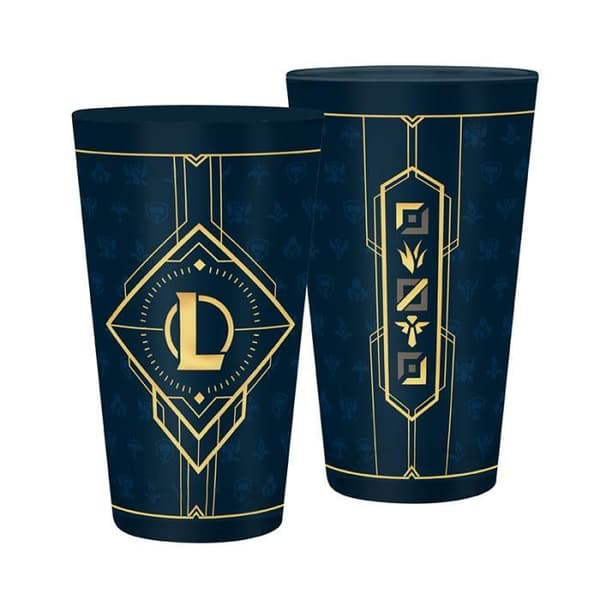 Verre XXL - ABYstyle - League of Legends - 400 ml - Verre av hög kvalitet - Blå färg