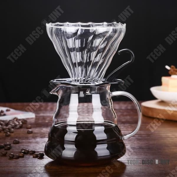 TD® klar dubbelväggig glas kaffemugg te med handled 600ml varm choklad tumlare
