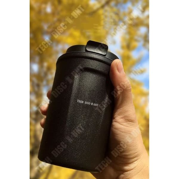 TD® kaffeglas med lock Återanvändbar mugg Termoskopp isolering Rostfritt stål Te Varm kall dryck Dryck To Go