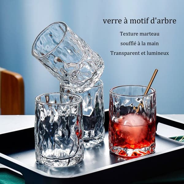 Set med whiskyglas - TEKNISK RABATT - Skull - 6 delar - 700ml karaff - Transparent