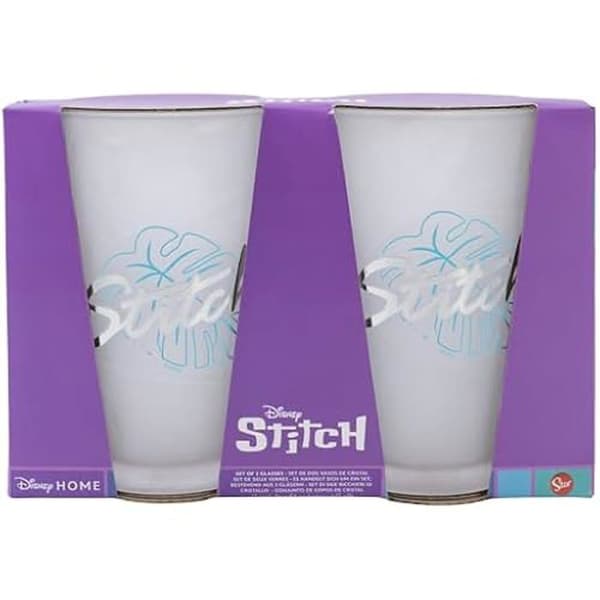 Verres - STOR - Set med 2 Gläser i Matt Cristal - 490Ml - Flerfärgad - Hållbar