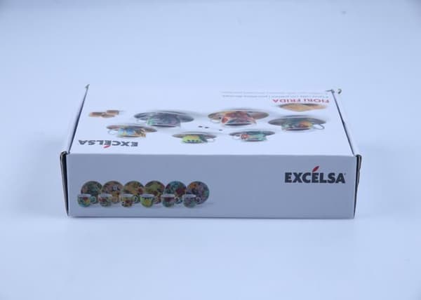 Set med 6 kaffekoppar + underkoppar "Fiori Frida" R-6491
