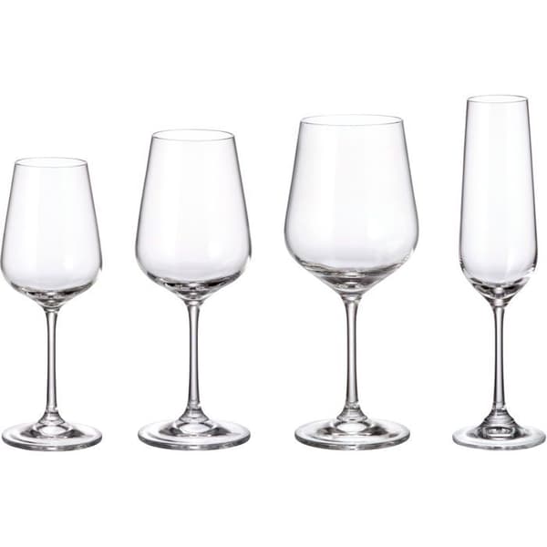 Siguro Set med glas för mousserande vin Locus, 200 ml, 6 st